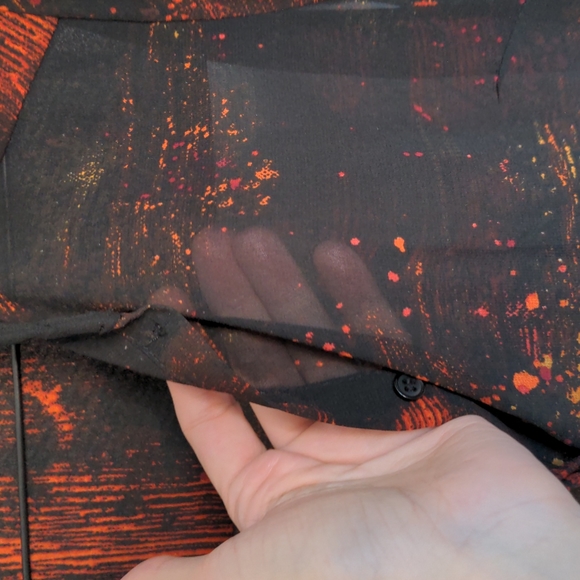 S-M Sheer Blouse Vivian Tam - Picture 7 of 12